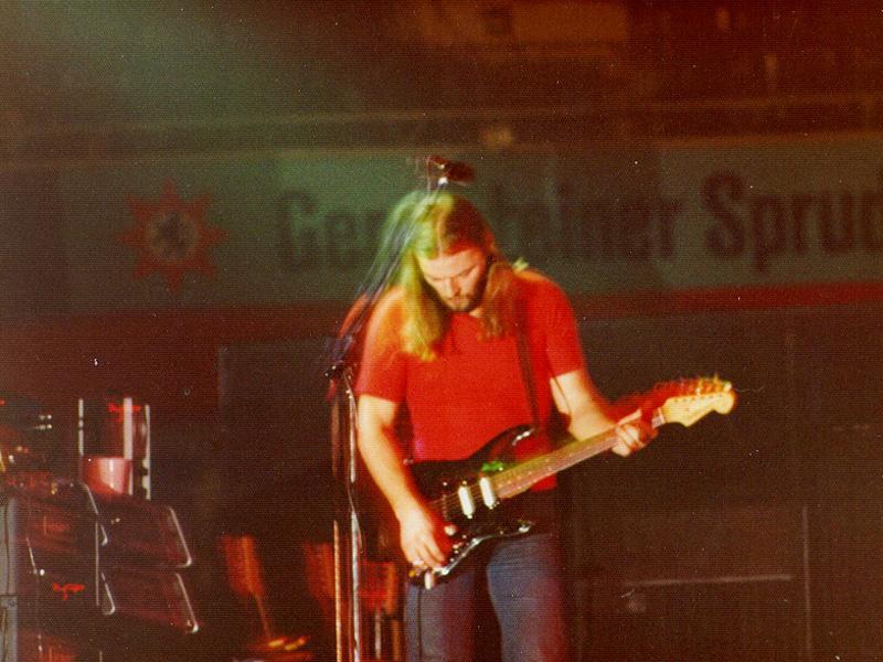 Pink Floyd Dortmund 1977 David Gilmour